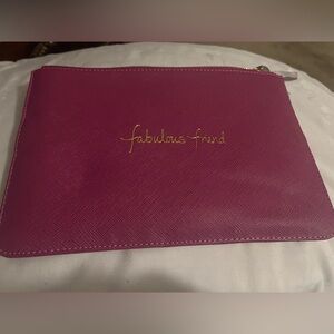 NWT Katie Loxton Sentiment Pouch “Fabulous Friend” in Hot Pink